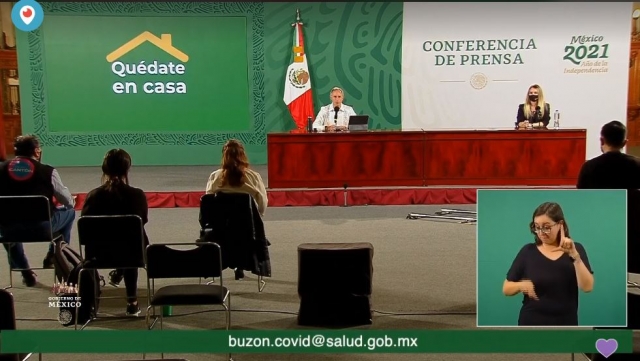2,385,512 casos de covid-19 confirmados acumulados en México y 220,746 decesos