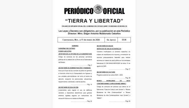 Procura Gobierno de Morelos educaci&oacute;n, salud y bienestar integral de la ni&ntilde;ez