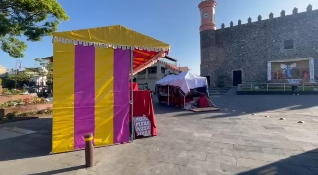 Instalan puestos en calle Hidalgo del centro de Cuernavaca