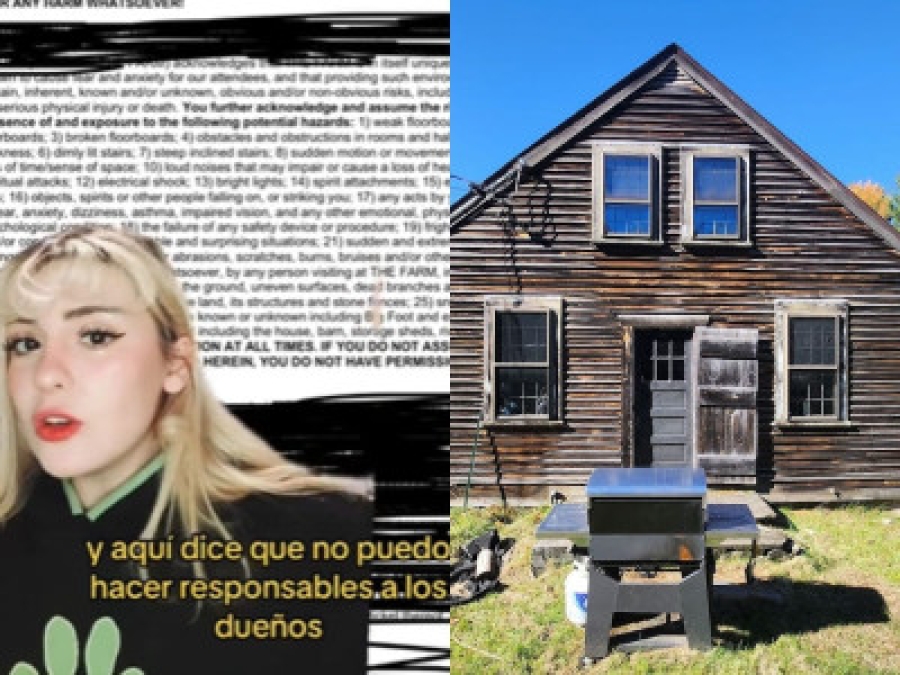 Youtuber mexicana renta la casa de 'El Conjuro' y enfrenta un inusual contrato