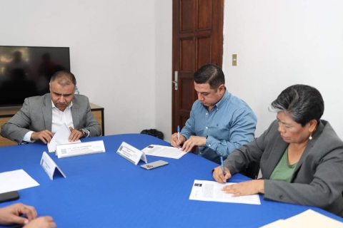 Firma Jiutepec convenio con el Instituto de Servicios Registrales