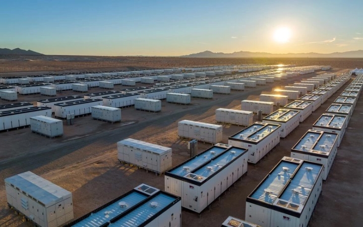 El desierto saudí lidera con almacenamiento energético récord