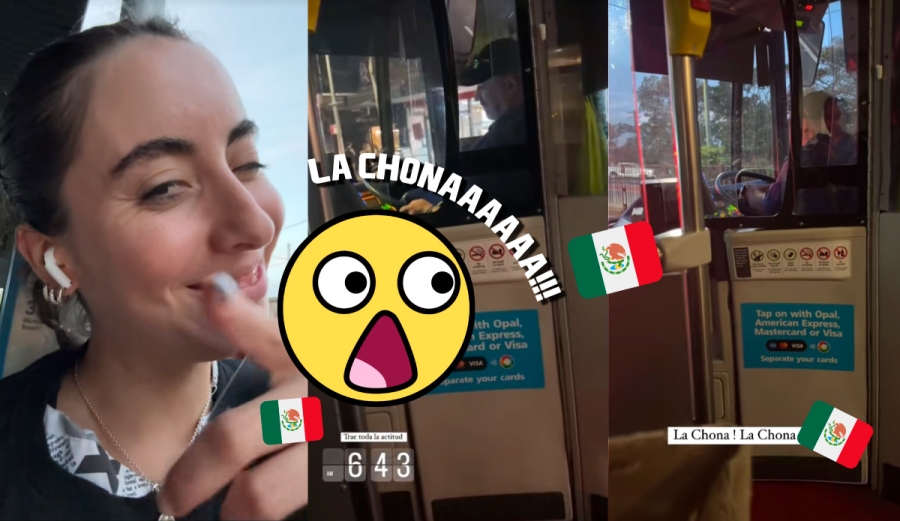 'La Chona' une a dos mexicanos en un autobús de Sídney: 'Hermano, somos'