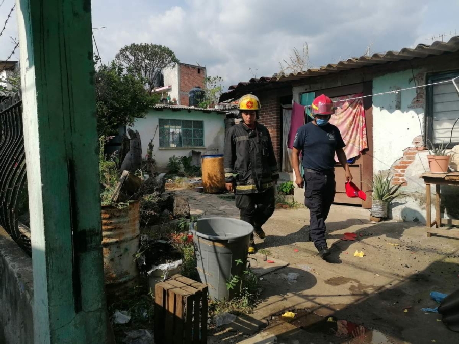 El siniestro sólo causó algunos daños materiales.