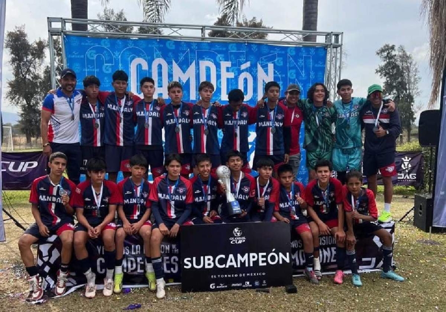 Atlético Real Morelos 27, categoría 2009-2010, se quedó con el subcampeonato en la Global Cup Invierno Internacional.