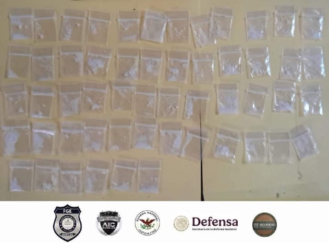 La droga quedó a cargo del Ministerio Público.