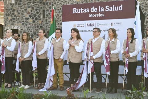 Arranca en Morelos estrategia &#039;Rutas de la Salud&#039; para garantizar abasto de medicamentos en el primer nivel de atención