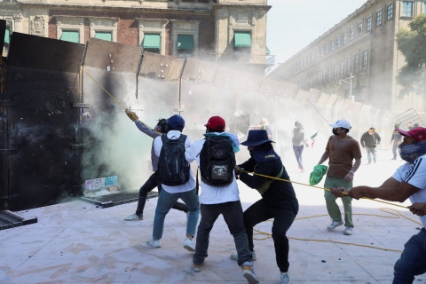 Fiscal&iacute;a de CDMX reporta 18 detenidos tras marcha Generaci&oacute;n Z