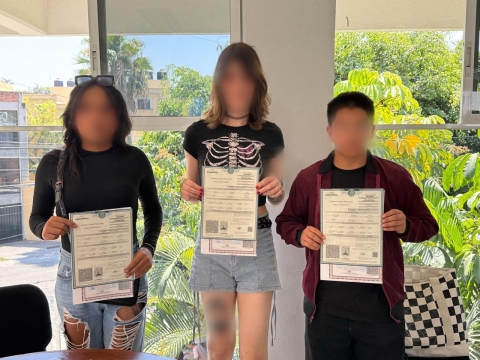 Entrega Registro Civil siete actas de nacimiento por reasignación de cambio sexogenérico