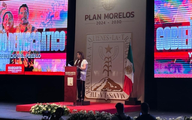 Presenta Margarita González Saravia el &#039;Plan Morelos&#039;, como proyecto de gobierno