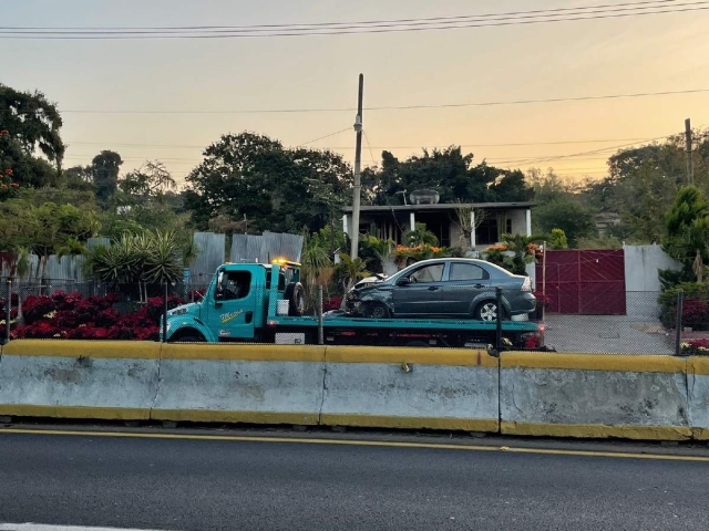   Los vehículos involucrados fueron trasladados a un corralón.