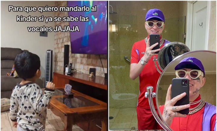 Niño aprende vocales con reggaetón: Vídeo causa furor en TikTok