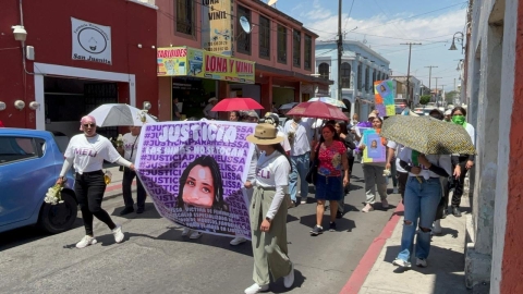 Marchan en Cuautla colectivos y familiares de Kimberly Melissa, asesinada en 2022