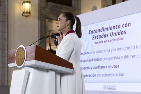 Sheinbaum descarta intervenci&oacute;n militar de Estados Unidos en M&eacute;xico