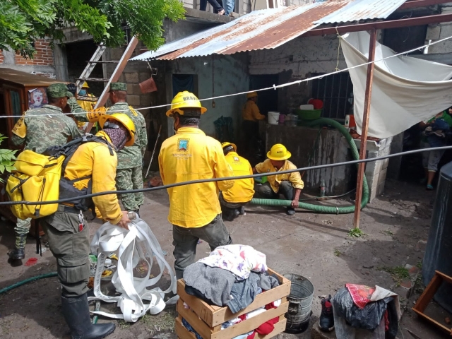 Establecidos, protocolos de actuación ante afectaciones por lluvias en zona sur de Morelos