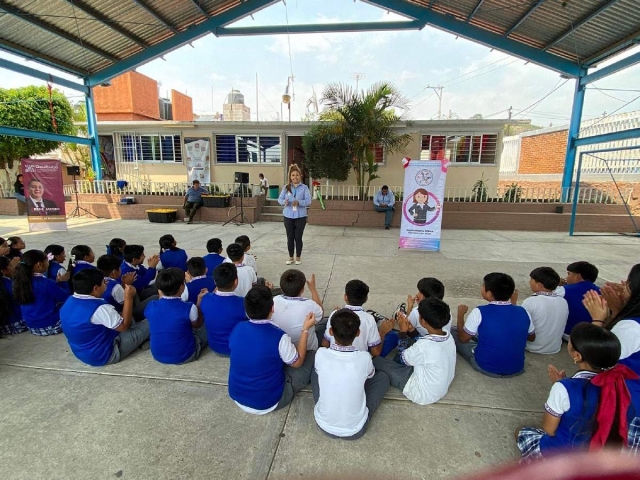 Impulsan cultura de prevenci&oacute;n del delito en escuelas de Ocuituco