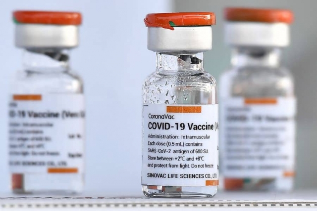 Vacuna china CoronaVac tiene un 83.5% de efectividad contra COVID.