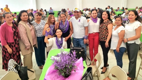 Reafirma Santos Tavarez su compromiso con la igualdad y la erradicación de la violencia de género