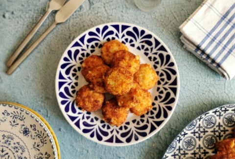 Receta fácil de tortitas de coliflor saludables y sabrosas