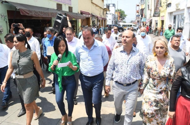 Las autoridades recorrieron las zonas donde se efectuarán los trabajos.