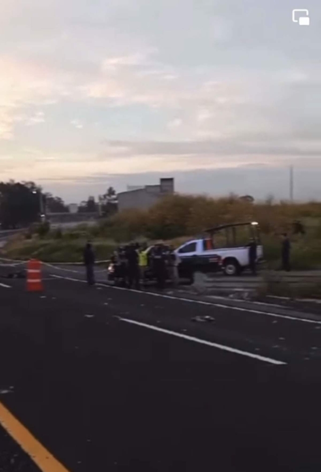 El accidente ocurrió en el carril con dirección a Cuautla.