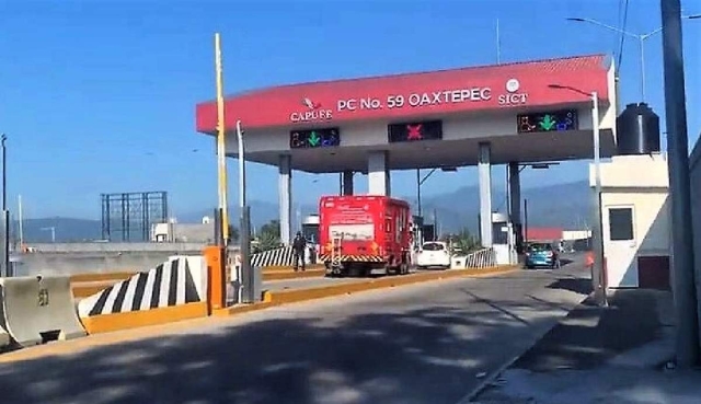 La caseta entró en operaciones este lunes.