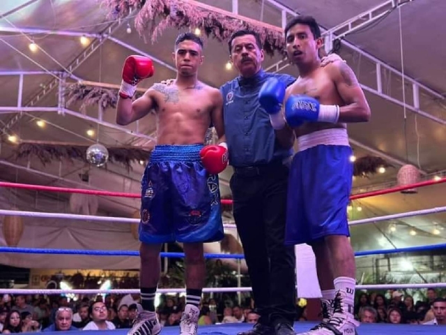 El peleador de Box Fit Cuernavaca, César &quot;Bandido&quot; Mejía se impuso al poblano José Huerta, en una pelea pactada a cuatro rounds.