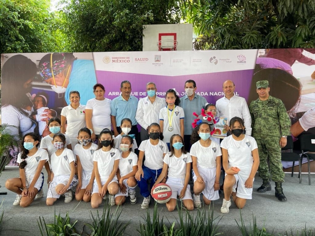 Encabeza Cantú Cuevas arranque de Jornada Nacional de Salud 2022