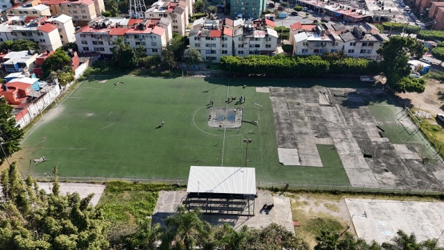 Rehabilita Gobierno de Jiutepec cancha de futbol de unidad habitacional Campestre