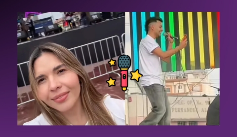 Video de cantante con única espectadora, su novia, se vuelve viral en redes sociales
