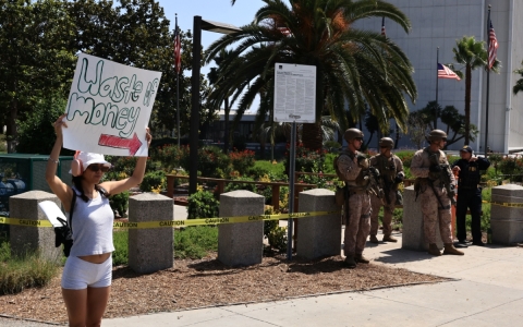 Pentágono retira a 2 mil soldados de la Guardia Nacional desplegados en Los Ángeles