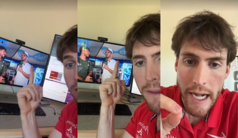 Extranjero aprende español viendo videos de Adrián Marcelo y se vuelve viral