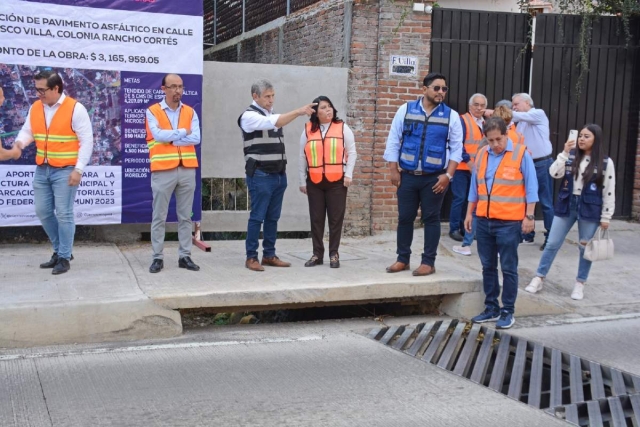 Entregada, obra integral comprometida por José Luis Urióstegui con vecinos de Rancho Cortés