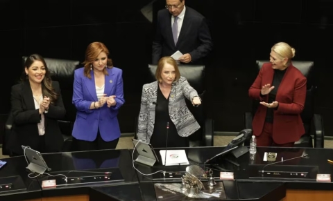 Laura Itzel Castillo rinde protesta como presidenta del Senado