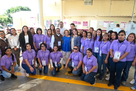 Activa Margarita González Saravia primer Centro de Verificación Vehicular Violeta