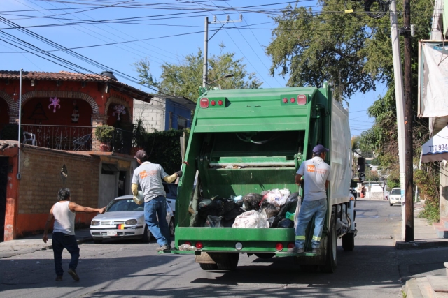 Sí hubo servicio de recolección de basura en Cuernavaca este primero de enero