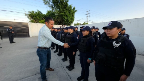 Anuncian incremento salarial y mejoras laborales para elementos de seguridad en Emiliano Zapata