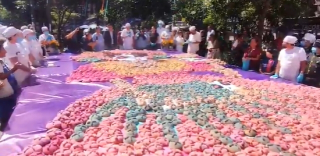 Panaderos de Cuernavaca exhiben catrina monumental y reportan estabilidad en precios del pan