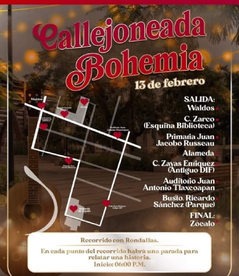 Todo est&aacute; dispuesto para celebrar con la familia o amigos el D&iacute;a del Amor y la Amistad en Jojutla.