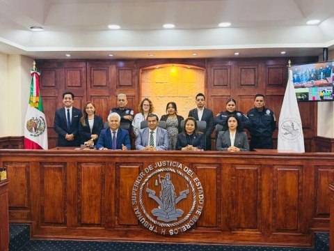 Capacita Instituto de la Defensor&iacute;a P&uacute;blica del Estado de Morelos a autoridades de Panam&aacute; en justicia terap&eacute;utica