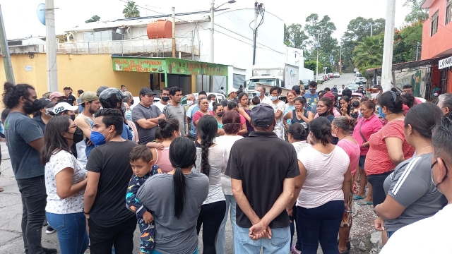 Vecinos de Patios de la Estación levantan plantón que mantenían en pozo