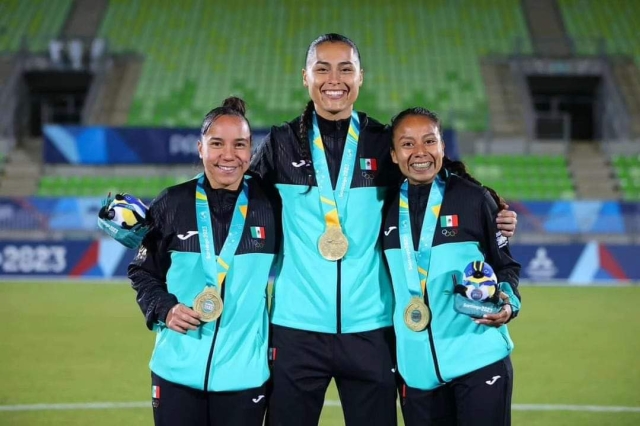 México conquista medalla de oro en futbol femenil 