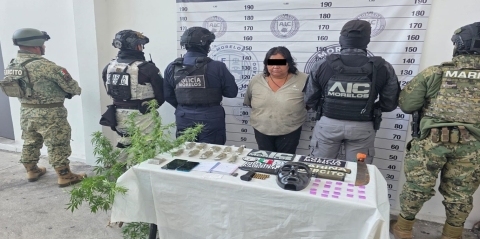 Aseguran integrantes de la Mesa de Coordinaci&oacute;n Estatal para la Construcci&oacute;n de Paz y Seguridad a 17 personas generadoras de violencia