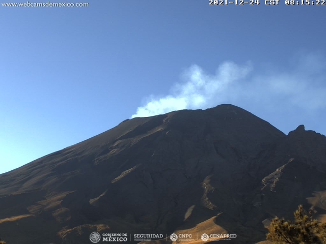 Registra Popocatépetl 46 exhalaciones en las últimas 24 hrs.