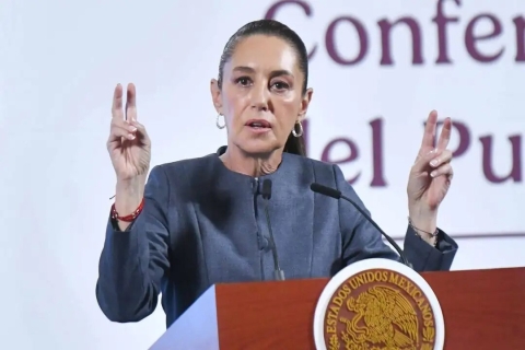 &#039;Nosotros no coincidimos&#039;: Sheinbaum desestima pronóstico de recesión del FMI