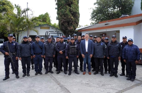 Designa alcalde de Ocuituco a nuevo comandante operativo de la Policía Municipal