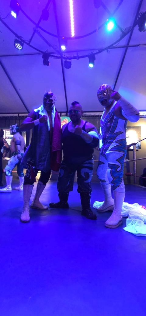 Fussion, Electro Jr. y Beb&eacute; Carlitos ganaron la pelea estelar organizada por la Alianza Nacional de Lucha Libre (ANLL).