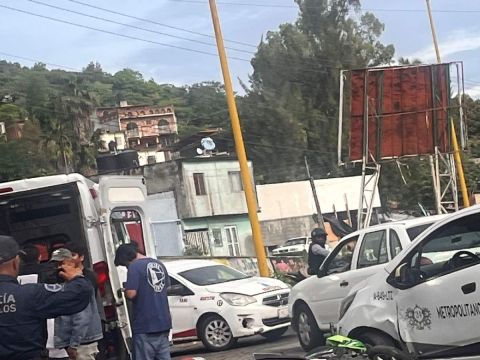 El hecho movilizó a agentes policiacos y paramédicos.