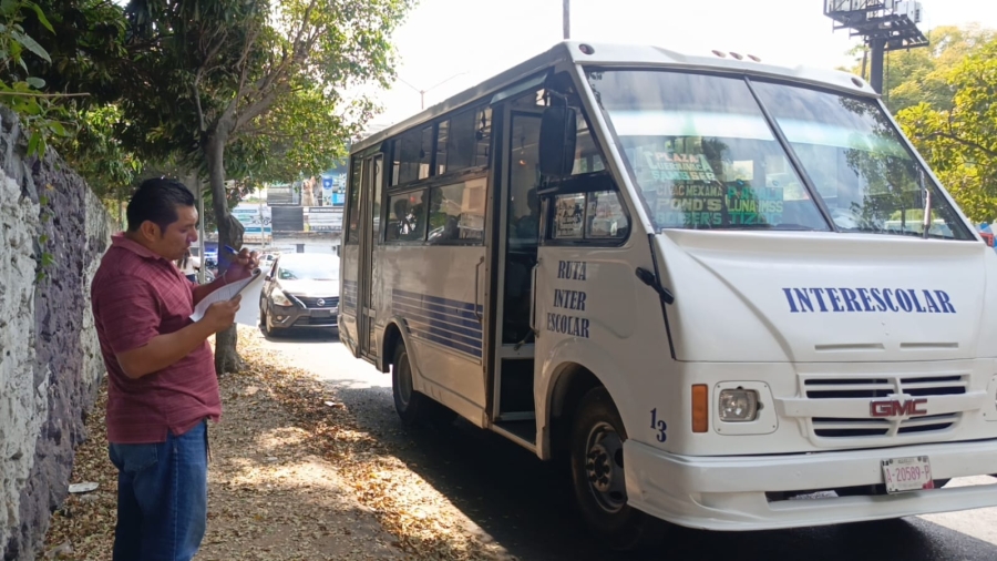 Continúa Movilidad operativos para detectar a 'rutas' que circulan en malas condiciones físicas y mecánicas