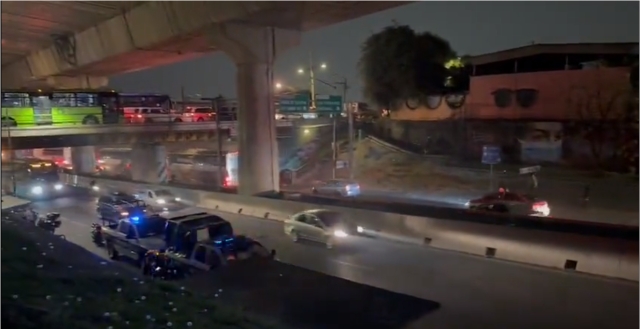 Liberan manifestantes bloqueo en autopista México-Cuernavaca